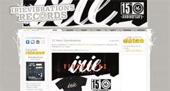 Desktop Screenshot of irievibrations-rec.com